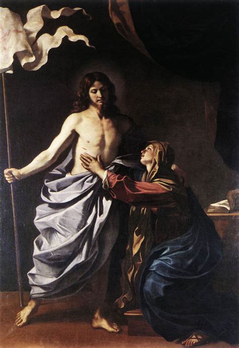 The Resurrected Christ Appears To The Virgin Painting Guercino