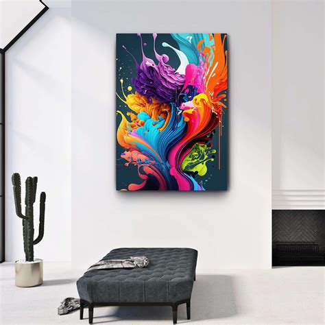 Abstract Wall Art Colorful | MusaArtGallery™