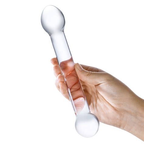 GLAS G taško stiklinis dildo Curved Pristatysime NEMOKAMAI