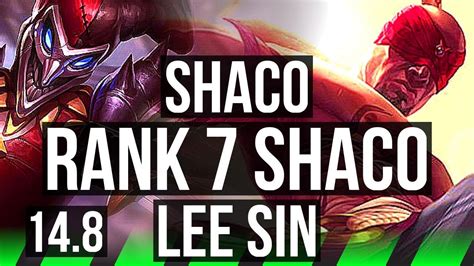 SHACO Vs LEE SIN JGL 12 3 20 Rank 7 Shaco 900 Games Legendary