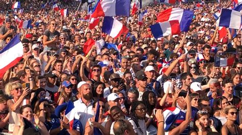 Victoire De La France Finale Du Mondial Foule En Liesse Vid O