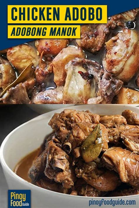 Chicken Adobo (Adobong Manok) Recipe | Pinoy Food Guide