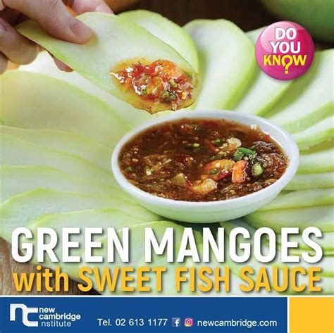 Mangoes Fish Sauce Chili Beans Soup