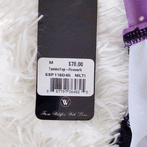 Wildfox Swim Nwt Wildfox Bikini Top Fireworks Ruffle Poshmark