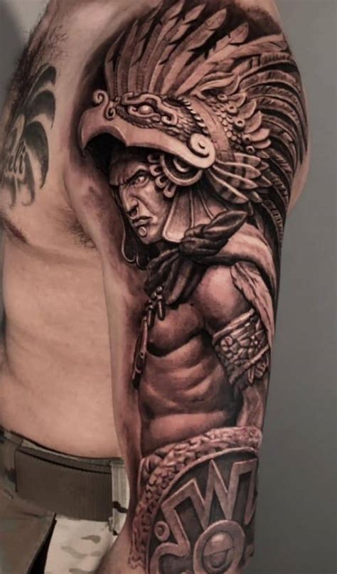 The History Of Aztec Tattoos And Their Meanings