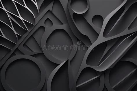 Black Abstract Background with Dark Concept, Generative AI Stock ...