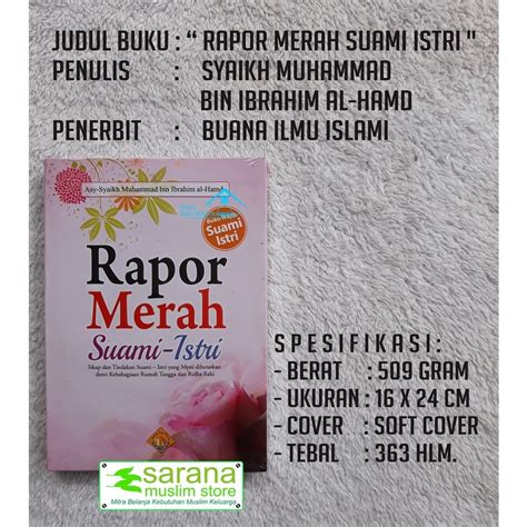 Jual BUKU RAPOR MERAH SUAMI ISTRI Shopee Indonesia