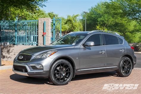 2017 Infiniti QX50 with 20" Gianelle Davalu in Satin Black wheels ...