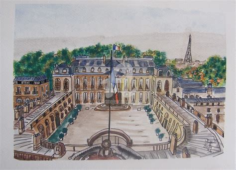 2014 96 Palais Elysee 2 Peinture Par Sye Artmajeur