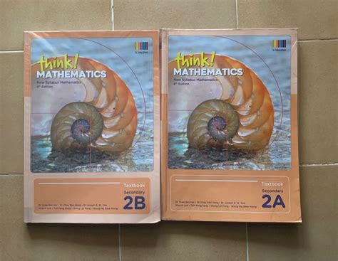 Think Mathematics Secondary Textbook A B Th Ed Hobbies Toys