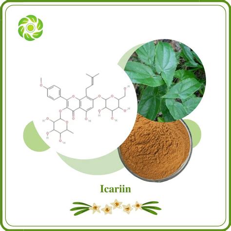 Icariin Epimedium Extract Horny Goat Weed Extract Cosmetic