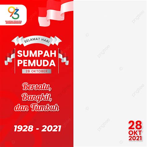 Sumpah Pemuda Vector Design Images The Twibbon Of Sumpah Pemuda