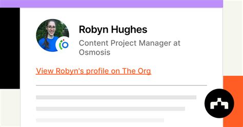 Robyn Hughes Content Project Manager At Osmosis The Org