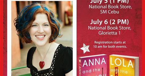 Book Whales Stephanie Perkins Book Signing Tour In Manila National