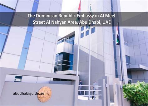 The Dominican Republic Embassy In Al Meel Street Al Nahyan Area Abu Dhabi Uae Abudhabi Guide