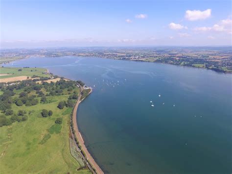 Exe Estuary Looking Towards Topsham River Estuary Topsham