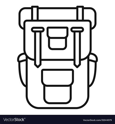 Camping Backpack Icon