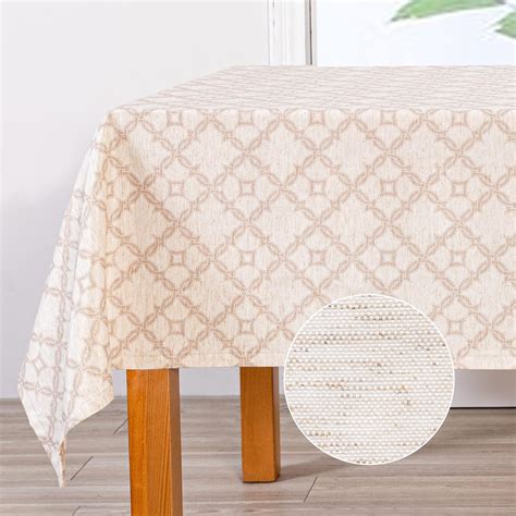 Mysky Home Nappe Rectangulaire En Lin De X Cm Nappe De