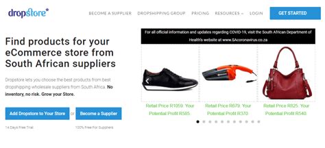 Dropshipping South Africa 2024 Best 12 Suppliers List