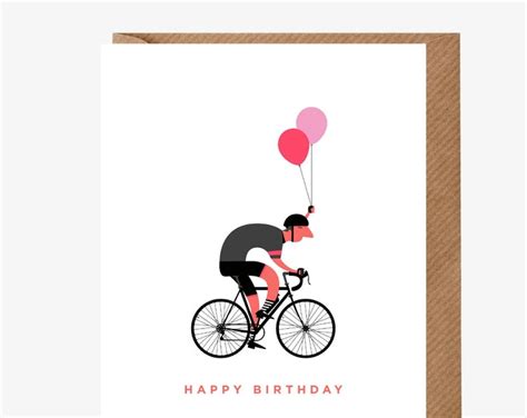 Road Bike Card Etsy