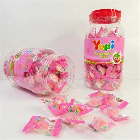 Jual Yupi Strawberry Kiss Bolicios Mix Gr Toples Permen Yupi