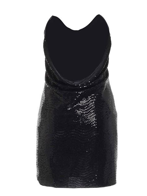 Short Dresses Emporio Armani Sequins Mini Dress In Black