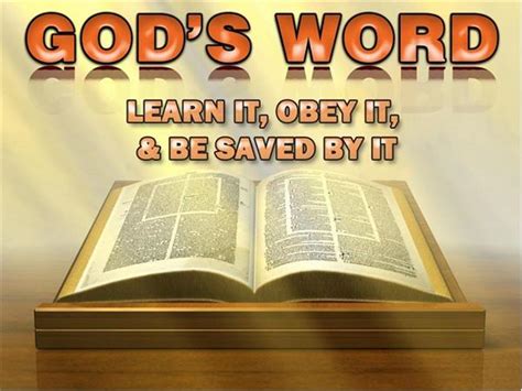 God's Word In Action message "Your Word, Words, God's Word" 04/05 by ...