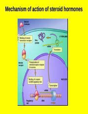 Mechanism Of Action Of Steroid Hormones Ppt Mechanism Of