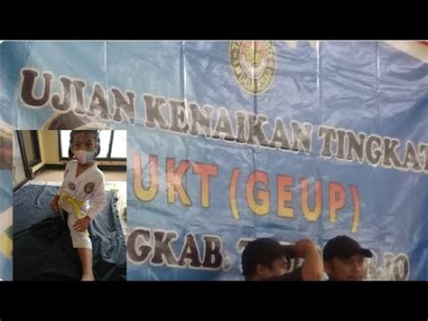 UJIAN KENAIKAN TINGKAT TAEKWONDO SABUK KUNING HANA BENTAR LAGI GANTI