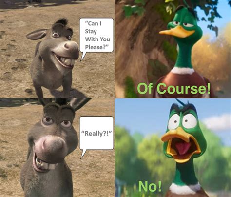 Donkey Asks Mack Mallard By B199456 On Deviantart