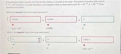 Solved At A Particular Instant A Proton Far From All Other Chegg