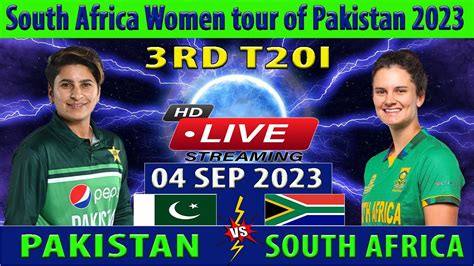 Pakistan Women Vs South Africa Women Pak W Vs Sa W Rd T I Match