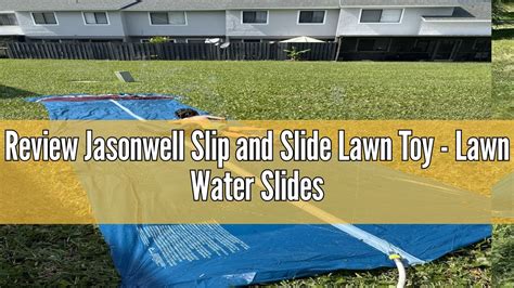 Review Jasonwell Slip And Slide Lawn Toy Lawn Water Slides Summer