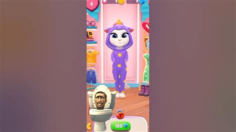 Skibidi Toilet Vs Talking Angela 2 Talkingtom Wednesday Youtubeshorts Toilet Shorts Youtube