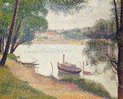 Jh Lacrocon Georges Seurat Tiempo Gris Grande Jatte Reproducci N