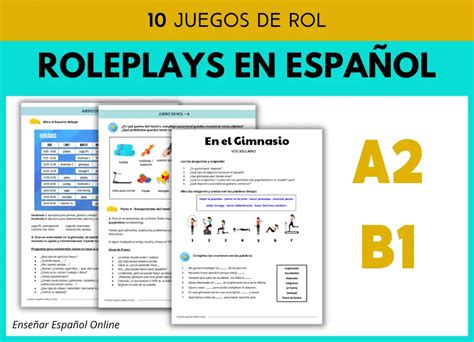 Juegos de rol y Debates para las clases de ELE Enseñar Español Online