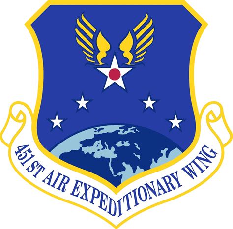 Coat Of Arms Crest Of 451st Air Expeditionary Wing US Air Force