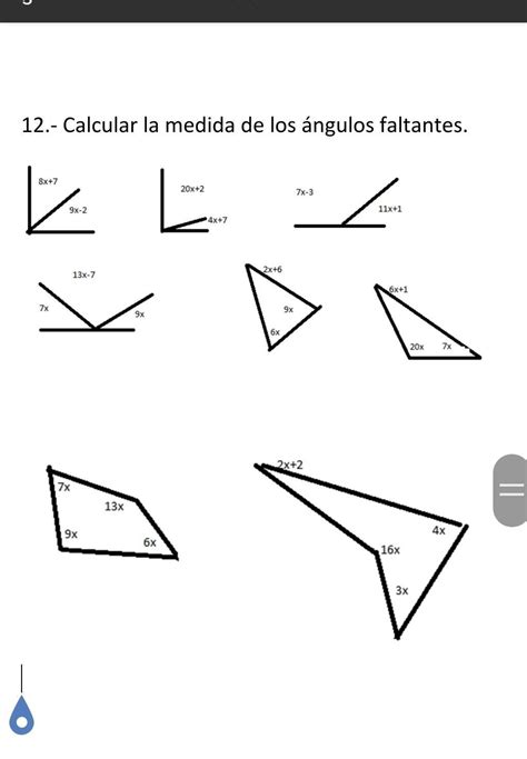 calcular la medida de los ángulos Brainly lat