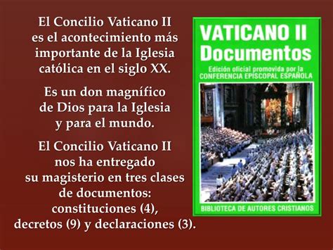 Ppt Introducci N Al Estudio De Los Documentos Del Concilio Vaticano