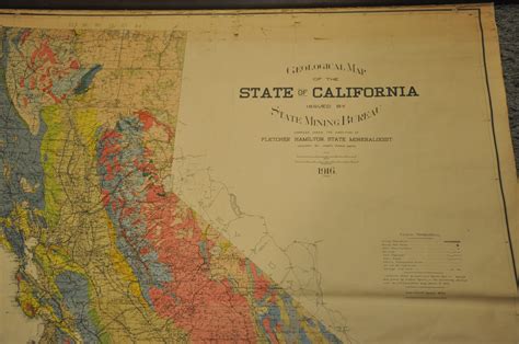 Geological Map Of The State Of California Curtis Wright Maps