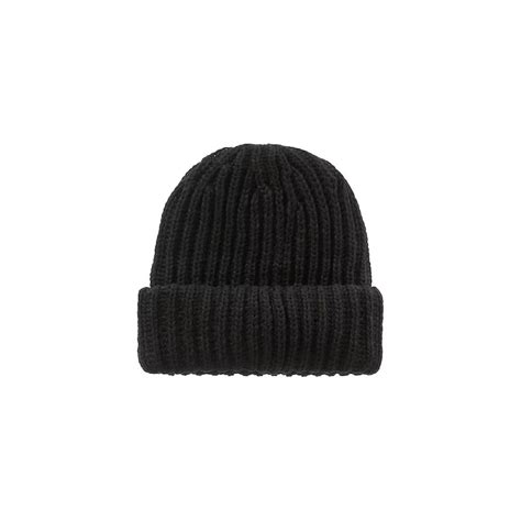 Supreme Ribbed Beanie Fw22 Blacksupreme Ribbed Beanie Fw22 Black