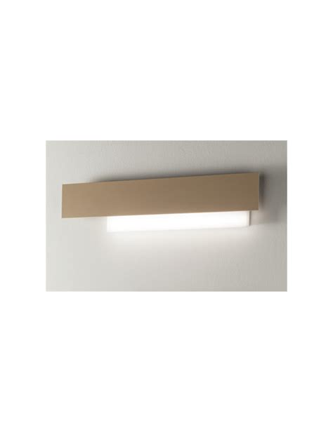 Applique Gea Luce Doha Ag Grande W Led K Tortora Lampada Parete