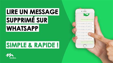 Comment Lire Un Message Supprimé Sur Whatsapp Sur Iphone Dévoilez Les