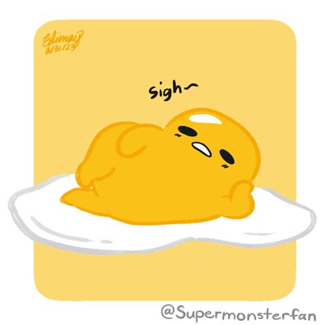 Fanart Gudetama By Supermonsterfan On Deviantart