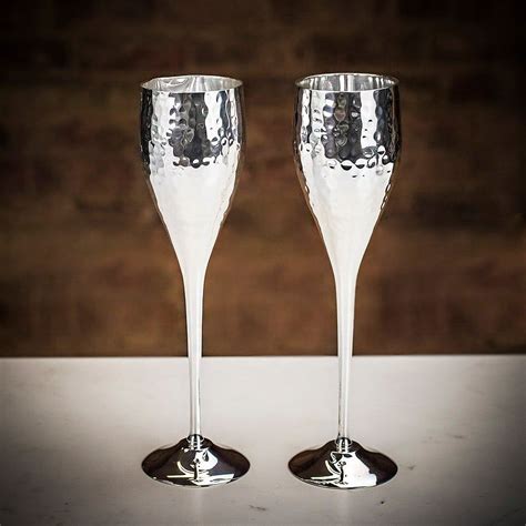 A Stunning Set Of Champagne Flutes Designed By Culinary Concepts