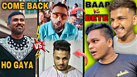 Yo Yo Honey Singh Vs Badshah Raftar Fight Youtube