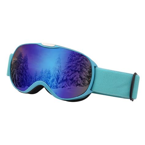 Junior ski goggles for kids spherical double-layer anti-fog - Mpmgoggles