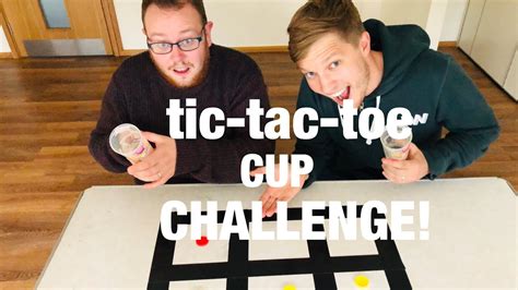 Flip Cup Tic Tac Toe Challenge Monday Challenge Youtube