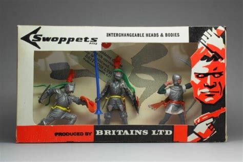 Sold Swoppet Knights 3 Figure Window Box Herald Toys And Models