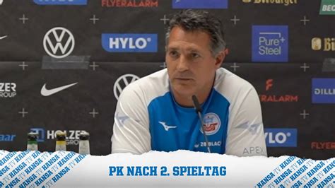 PK Nach Dem Spiel F C Hansa Rostock Vs SV Elversberg 2